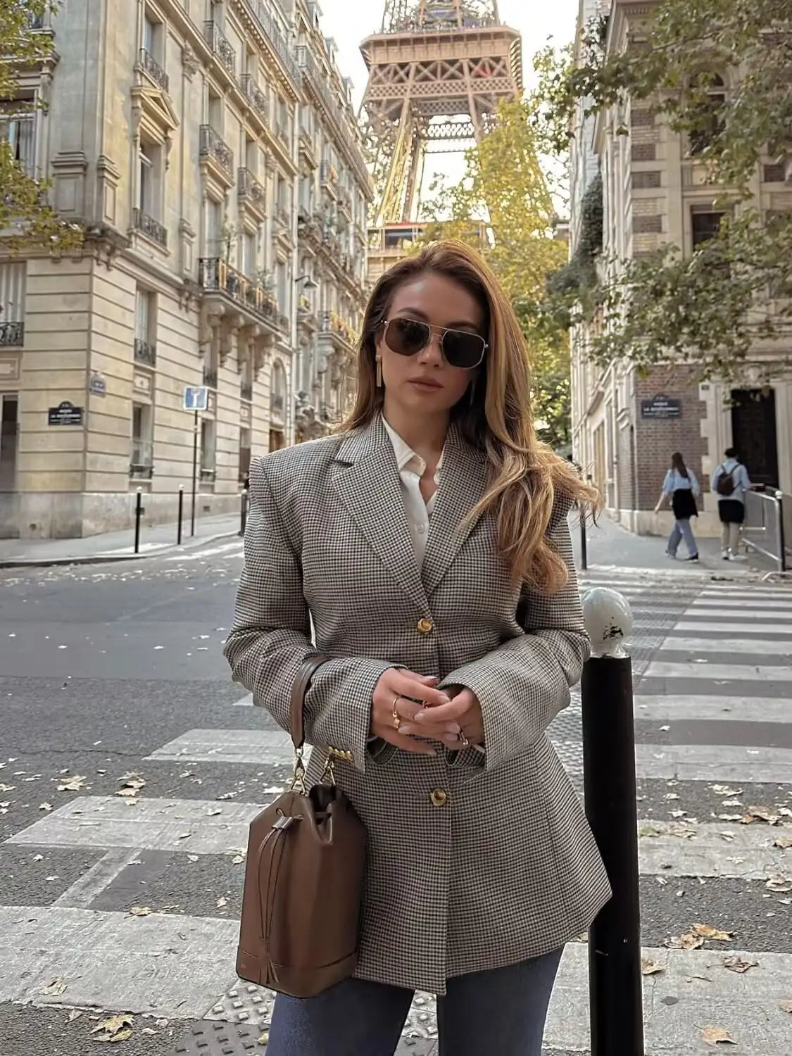 Essential Houndstooth Blazer