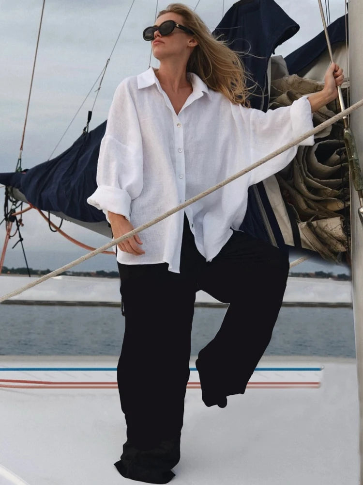 Essential White Linen Oxford