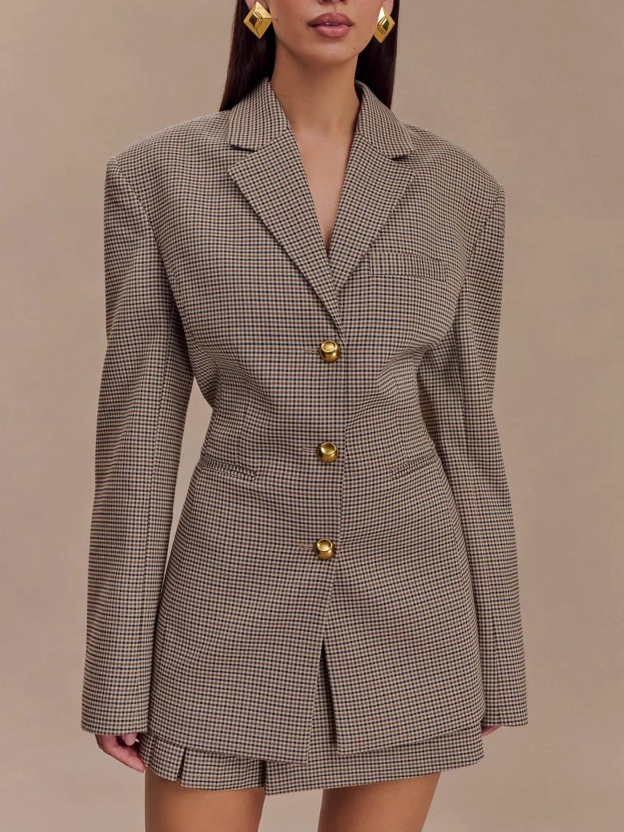 Essential Houndstooth Blazer